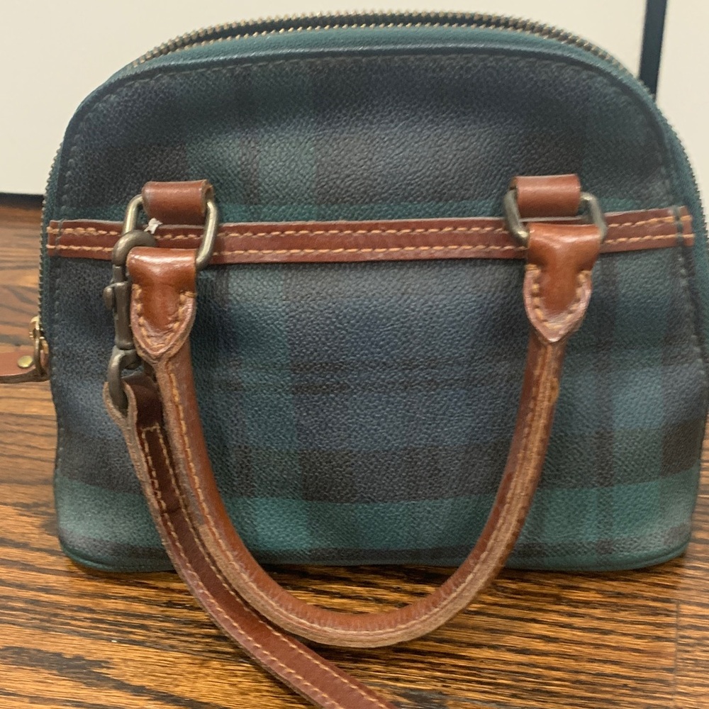 Vintage Polo by Ralph Lauren Green and Brown Mini Bag - Picture 3 of 3